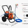 Airless Paint Sprayer 2000W 3300 PSI Heavy Duty Electric Paint Spray Machine with Trolley & 10m Hose Image 4