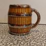 1970s Glazed Silvered Beer Barrel Mug Ceramic, Wade Irish made Image 2