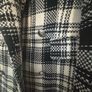 ZARA Elegant Black & White Check Blazer Image 3