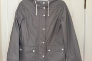 Topshop Women's Grey Raincoat - size UK 8
