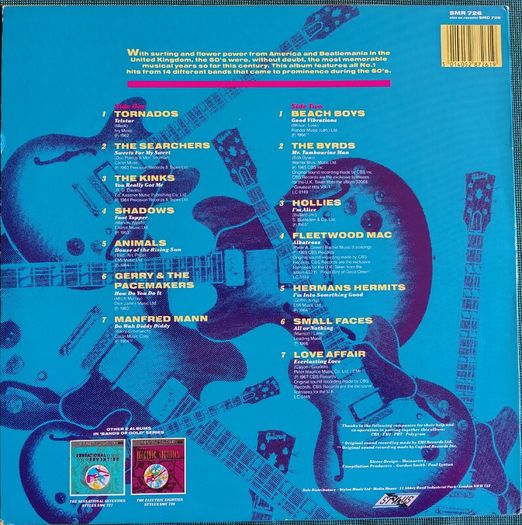 Various - Bands Of Gold: The Swinging Sixties Vinyl LP (1987) Kinks, Beach Boys, Fleetwood Mac EX+