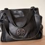 Large black leather bag Image 5