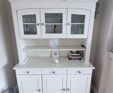 Cream display cabinet