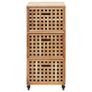 Bathroom Cabinet 41x41x91 cm Solid Walnut Wood Image 4