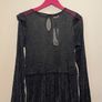 NOISY MAY Stunning Black Metallic Top Size M! Image 2