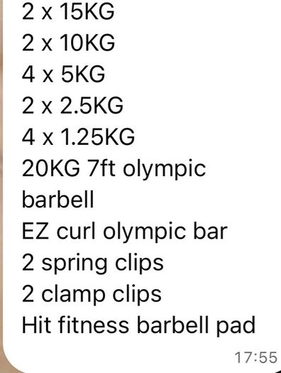 Half Rack with Bars and plates