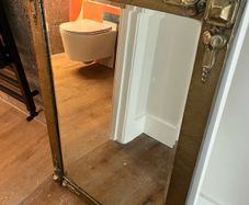 2nd PRICE DROP !! Vintage brass mirror