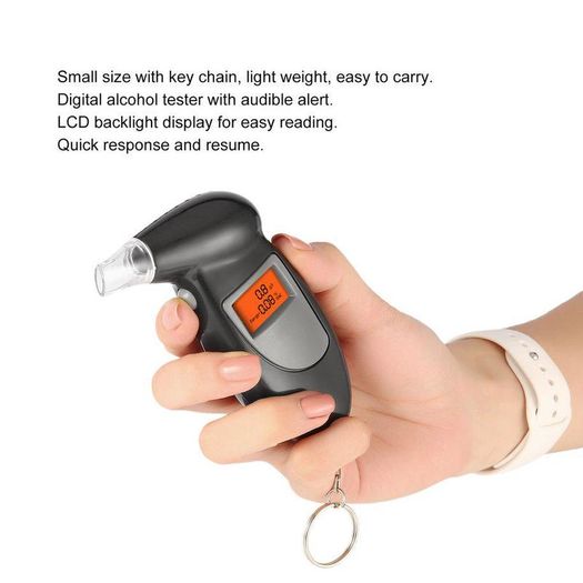 Brand New LCD Alcohol Tester Digital Alcohol Detector Breathalyzer with Backlight Display
