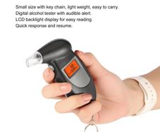 Brand New LCD Alcohol Tester Digital Alcohol Detector Breathalyzer with Backlight Display