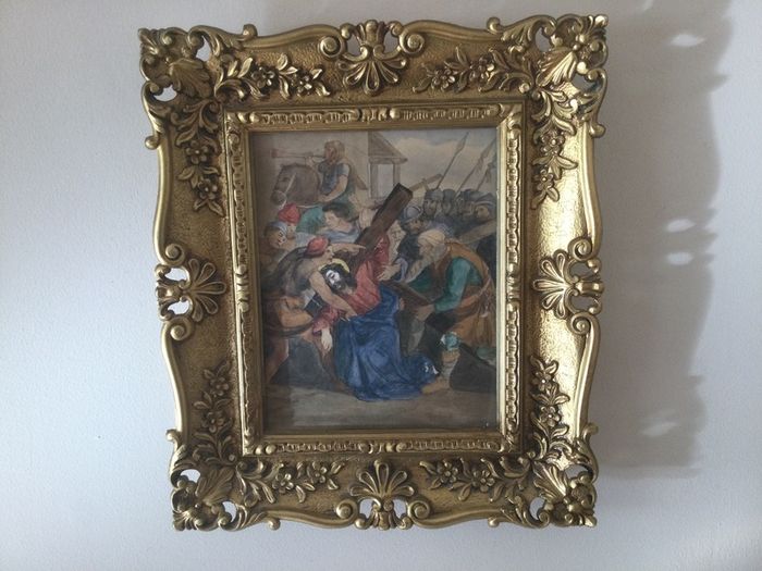 Art - Vintage Pen and Watercolour Wash.( Reduced)