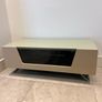 Glass TV Stand (Cream) Image 6