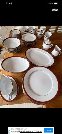 Noritake Dinner Service Bone China for 8 people
