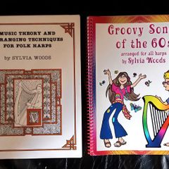 Two Sylvia Woods Harp Music Books