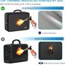 Fireproof Document Box with 5200F Heat Insulated,Multi-Layer Waterproof & Fireproof 13 Pockets File Organiser,A4 Document Storage Box with Lock Image 2