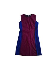 Victoria Beckham wool colourblock shift dress
