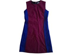 Victoria Beckham wool colourblock shift dress