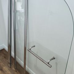 Glass for bathtub, 1.0 meter long.