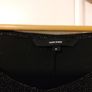 Vera Moda Maternity Glitter Black Top Size Medium Image 2