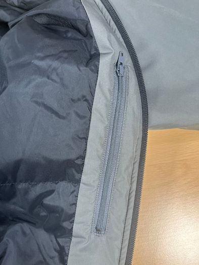 Vintage 90s Champion Mens Windbreaker - Size L Grey - Thermolite Active