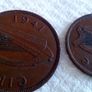 1941 Irish Penny & 1941 Irish Half Penny. Image 2