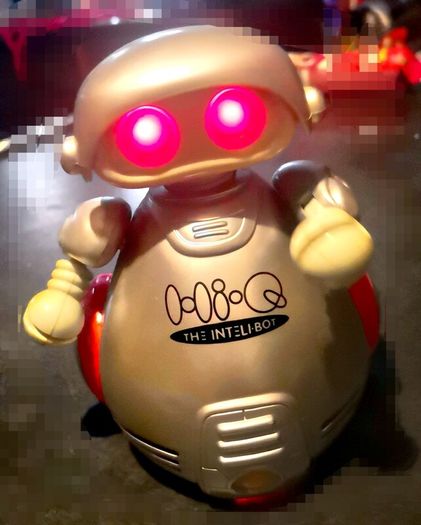 Vintage robot with light and sound