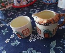 Keele Street Pottery Co. sugar & Creamer