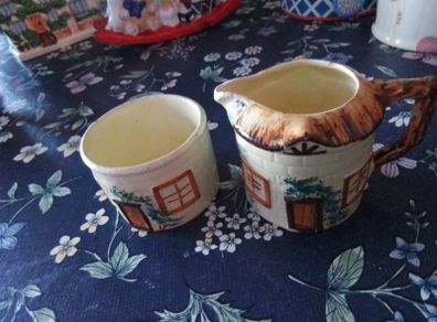 Keele Street Pottery Co. sugar & Creamer