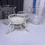 Vintage style glass candle holders Image 2