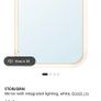 IKEA STORJORM Mirror with integrated lighting, white, 8 Image 5