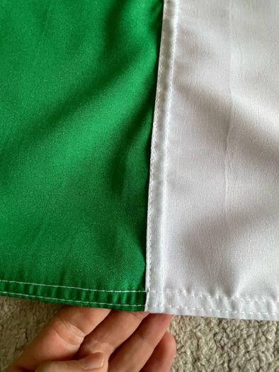 Handmade Fabric Irish Flag