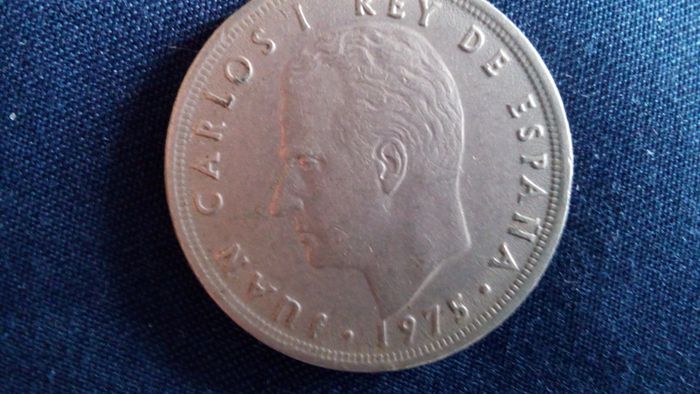 5 Peseta Coin. Spain 1975.