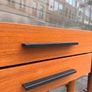 Mid century danish bedside lockers teak Image 2