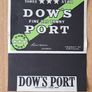 Lot of 5    vintage fine old Tawny Dow's Port label Image 2