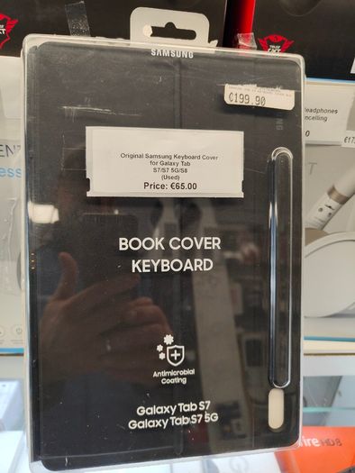 Original Samsung Galaxy Tab S7 , S8 Slim Book Cover Keyboard (Used)