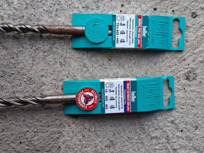 Milwaukee SDS Hammer Drill 110 qty 2  & drill bits