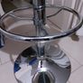 White Leather Kitchen Stool, Functioning Great and in very good condition Image 2