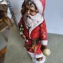 Vintage Christmas Hand Painted Ceramic Santa St Nicholas Old Provincial Mold Image 7