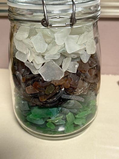 Jar of Sea Glass