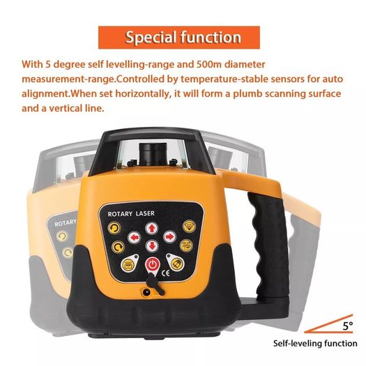 New Green Beam Auto Self Levelling Rotating Rotary Laser Level 500m