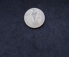 Ireland : Saorstat Eireann ( Irish Free State ) 1928 Silver Florin (2s)