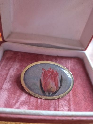 Vintage Tulip Brooch