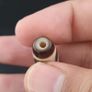 Antique 2 Eyes Himalayan Tibetan Agate Dzi Bead Amulet 29.6mm Image 7