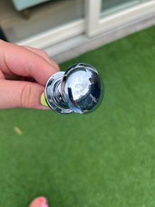 30mm polished chrome kitchen cabinet knobs x 47