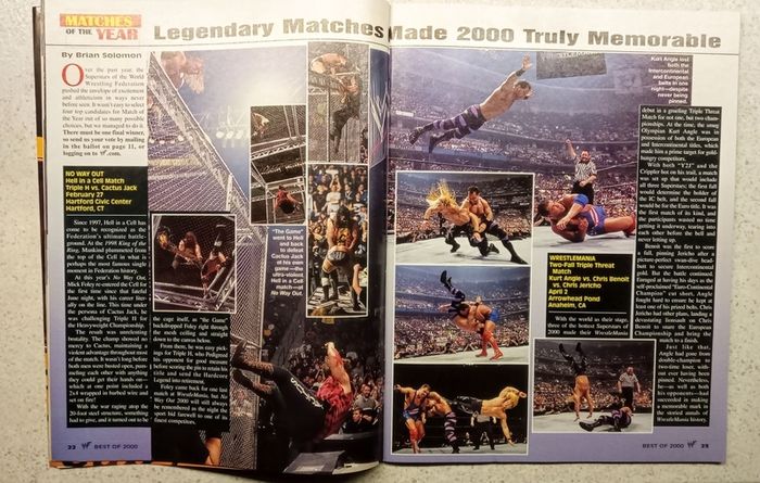 2 x Vintage WWF Magazine.