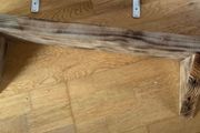 Handmade Wooden Shelf With Brackets