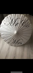 Mr and Mrs Wedding Umbrella