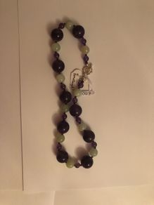 Jade, Amethyst necklace