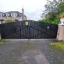 Metal framed 2 leaf gate with timbers Image 2