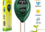 Soil PH Testing Kit 3 in 1 Plant Soil Tester Kit With PH, Light & Moisture acidity Tester,Great For Bonsai Tree, Garden Care, Farm, Lawn, Indoor & Outdoor (No Battery needed)