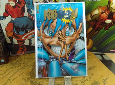 Kaboom! Issue #2 ! Gold Logo Variant Cover ! 1997 ! by Awesome Entertainment !